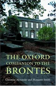 Cover of: The Oxford companion to the Brontës by [edited by] Christine Alexander and Margaret Smith.