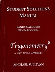 Cover of: Trigonometry by Michael Sullivan, Kevin Bodden, Randy Gallaher