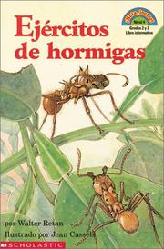 Cover of: Ejercitos De Hormigas by Walter Retan
