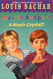 Cover of: Marvin Redpost by Louis Sachar