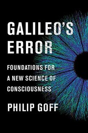 Cover of: Galileo's Error by Philip Goff