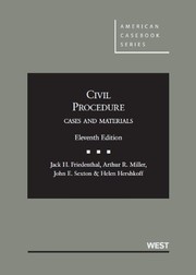 Cover of: Civil procedure by Jack H. Friedenthal