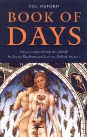 Cover of: The Oxford book of days