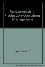 Cover of: Fundamentals of Production Ope Rations M