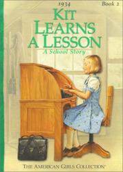 Cover of: Kit learns a lesson