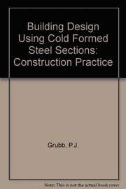 Cover of: Building Design Using Cold Formed Steel Sections