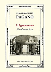 Cover of: L'Agamennone: monodramma lirico