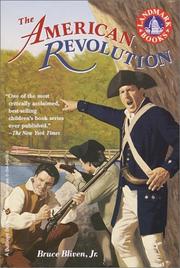Cover of: American Revolution (Landmark Books) by Bruce Bliven