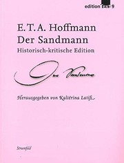 Cover of: Der Sandmann by E. T. A. Hoffmann