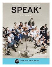 Cover of: Speak 3 by Kathleen S. Verderber, Deanna D. Sellnow, Rudolph Verderber