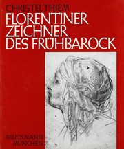 Cover of: Florentiner Zeichner des Frühbarock
