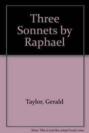 Cover of: Three Sonnets by Raphael