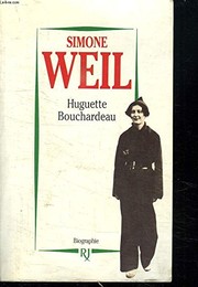 Cover of: Simone Weil by Bouchardeau, Huguette