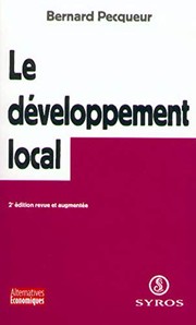 Le développement local by Bernard Pecqueur