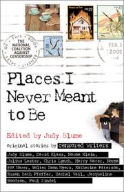 Cover of: Places I Never Meant to Be by Judy Blume