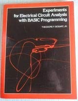 Cover of: Experiments for electrical circuit analysis and BASICprogramming