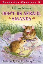 Cover of: Don't Be Afraid, Amanda (Ready-For-Chapters) by 