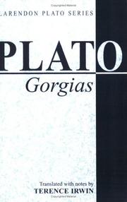 Cover of: Gorgias (Clarendon Plato Series) by Πλάτων