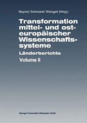 Cover of: Transformation mittel- und osteuropäischer Wissenschaftssysteme: Länderberichte