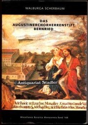 Cover of: Das Augustinerchorherrenstift Bernried by Walburga Scherbaum