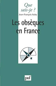 Cover of: Les obsèques en France