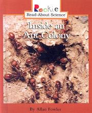 Cover of: Inside an Ant Colony