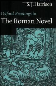 Cover of: Oxford readings in the Roman novel