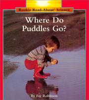 Cover of: Where Do Puddles Go by Allan Fowler