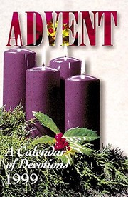 Cover of: Advent Calendar of Devotions 1999 Large Type Edition
