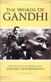 Cover of: Words of Gandhi (Newmarket Words Of...)