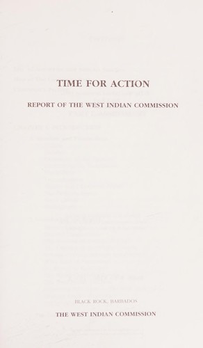 Time for action by West Indian Commission.