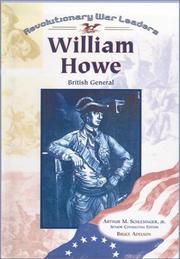 Cover of: William Howe by Bruce Adelson