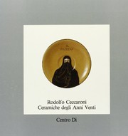 Cover of: Rodolfo Ceccaroni: ceramiche degli Anni Venti
