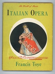 Cover of: Italian opera
