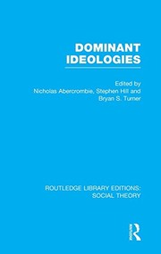 Cover of: Dominant Ideologies (RLE Social Theory)