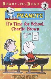 Cover of It's Time for School, Charlie Brown (Peanuts (Sagebrush))