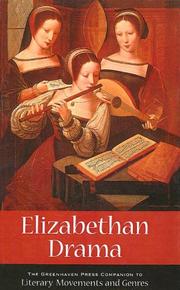 Cover of: Elizabethan Drama (Greenhaven Press Companion to Literary Movements and Genres)