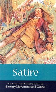 Cover of: Satire (Greenhaven Press Companion to Literary Movements and Genres)