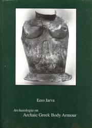 Cover of: Archaiologia on archaic Greek body armour