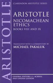 Cover of: Nicomachean Ethics by Aristotle