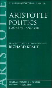 Cover of: Politics by Aristotle, Richard Kraut