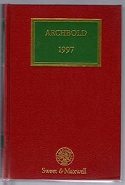 Cover of: Criminal pleading, evidence and practice. by John Frederick Archbold