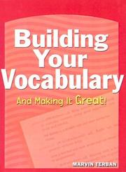 Cover of Building Your Vocabulary (Scholastic Guides (Sagebrush))
