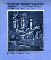 Cover of: Max Klinger's Graphic Work by Hans Singer, Max Klinger