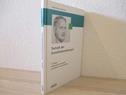 Technik der Konstitutionstherapie by Bernhard Aschner