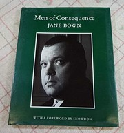 Cover of: Men of consequence