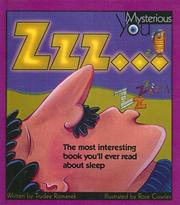 Cover of: Zzz ..: The Most Interesting Book You'll Ever Read about Sleep (Mysterious You)