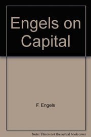 Cover of: Engels on Capital
