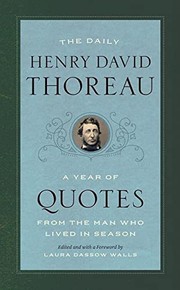 Cover of: Daily Henry David Thoreau: A Year of Quotes from the Man Who Lived in Season