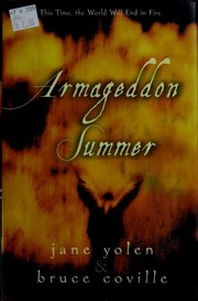 Cover of: Armageddon summer by Jane Yolen
